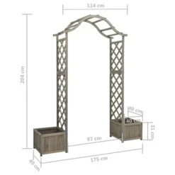 Pergola De Jardin Avec Jardinière Gris Bois Pin Massif 9 Pergola De Jardin Avec Jardinière Gris Bois Pin Massif -Mobilier De Jardin Soldes pergola de jardin avec jardiniere gris bois pin massif 3666722202169 1166907
