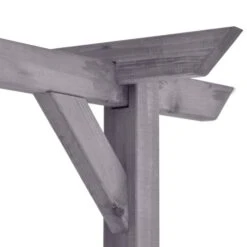 Pergola De Jardin Gris 400x40x205 Cm Bois De Pin Imprégné -Mobilier De Jardin Soldes pergola de jardin gris 400x40x205 cm bois de pin impregne 3666722202596 1166476