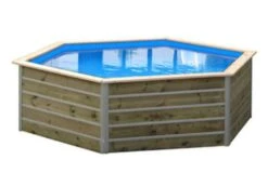 Piscine Bois Bohol 460x460x94cm