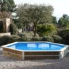 Piscine Bois Jolo 350x295x76cm