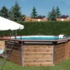 Piscine Bois Kea 590x420x129cm