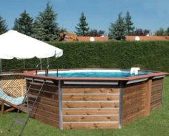 Piscine Bois Kea 590x420x129cm