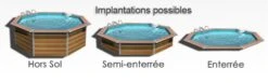 Piscine Bois Kea 590x420x129cm -Mobilier De Jardin Soldes piscine bois kea 590x420x129cm 103277