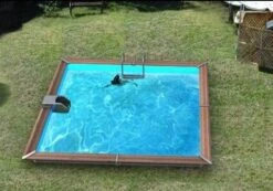 Piscine Bois Milna 520x520x129cm
