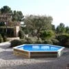 Piscine Bois Minduro 350x295x40cm
