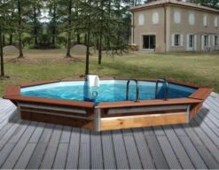 Piscine Bois Naxos 460x460x147cm