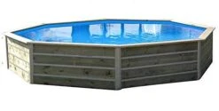 Piscine Bois Panay 460x460x58cm
