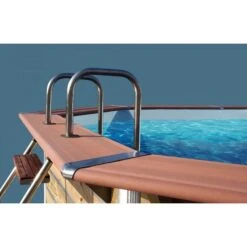 Piscine Bois Siayan 730x420x129cm -Mobilier De Jardin Soldes piscine bois siayan 730x420x129cm 3760191933033 22823