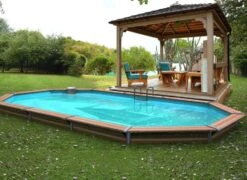 Piscine Bois Siayan 730x420x129cm