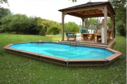 Piscine Bois Siayan 730x420x129cm -Mobilier De Jardin Soldes piscine bois siayan 730x420x129cm 3760191933033 593681