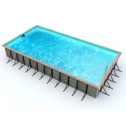 Piscine Bois Sikinos 990x480x147cm -Mobilier De Jardin Soldes piscine bois sikinos 990x480x147cm 3760191933279 52970