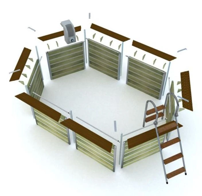 Piscine Bois Tasos 510x320x147cm 8 Piscine Bois Tasos 510x320x147cm – Image 8