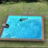 Piscine Bois Trogir 370x370x129cm