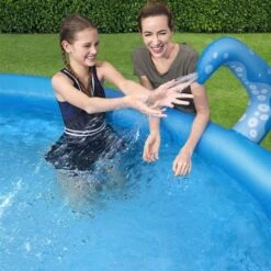 Bestway Piscine Ronde Gonflable Easy 274x76cm -Mobilier De Jardin Soldes piscine ronde gonflable easy 274x76cm 3666722553551 397890