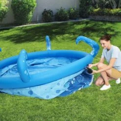 Bestway Piscine Ronde Gonflable Easy 274x76cm -Mobilier De Jardin Soldes piscine ronde gonflable easy 274x76cm 3666722553551 397893