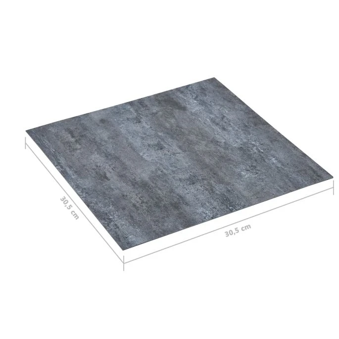 Planches De Plancher Autoadhésives 5,11 M² PVC Gris Marbre 7 Planches De Plancher Autoadhésives 5,11 M² PVC Gris Marbre – Image 7