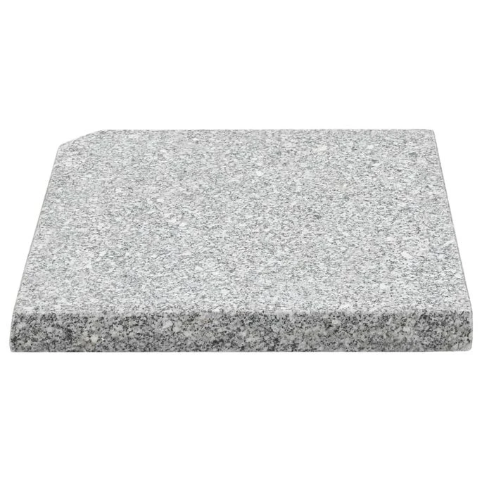 Plaque De Poids Carrée Pour Parasol Granit 25 Kg Gris 4 Plaque De Poids Carrée Pour Parasol Granit 25 Kg Gris – Image 4