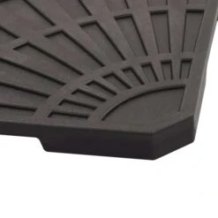 Plaque De Poids Pour Parasol Noir Forme D'éventail 14 Kg -Mobilier De Jardin Soldes plaque de poids pour parasol noir forme d eventail 14 kg 8718475715351 1217841