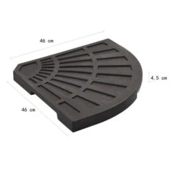 Plaque De Poids Pour Parasol Noir Forme D'éventail 14 Kg -Mobilier De Jardin Soldes plaque de poids pour parasol noir forme d eventail 14 kg 8718475715351 1217842