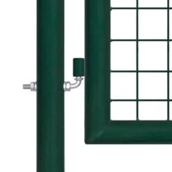 Portail De Clôture Acier 100x150 Cm Vert -Mobilier De Jardin Soldes portail de cloture acier 100x150 cm vert 3666722199636 1169745