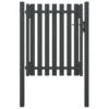 Portail De Clôture De Jardin Acier 1x1,5 M Anthracite