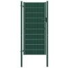 Portail De Clôture PVC Et Acier 100x204 Cm Vert