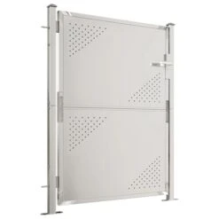 Portail De Jardin 100x125 Cm Acier Inoxydable -Mobilier De Jardin Soldes portail de jardin 100x125 cm acier inoxydable 3666722128155 1337445