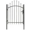 Portail De Jardin Acier 1 X 1,5 M Noir