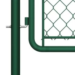 Portail De Jardin Acier 125x495 Cm Vert -Mobilier De Jardin Soldes portail de jardin acier 125x495 cm vert 3666722200516 1168950