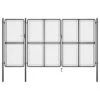 Portail De Jardin Acier 150x395 Cm Anthracite