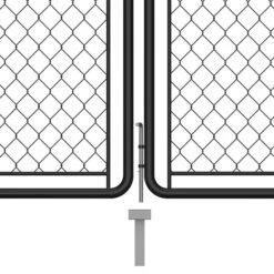 Portail De Jardin Acier 150x495 Cm Anthracite -Mobilier De Jardin Soldes portail de jardin acier 150x495 cm anthracite 3666722200370 1169043