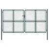 Portail De Jardin Acier 300 X 150 Cm Vert