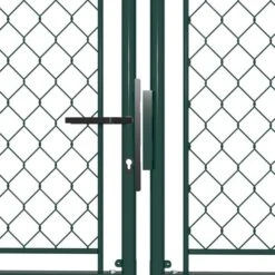 Portail De Jardin Acier 300 X 150 Cm Vert -Mobilier De Jardin Soldes portail de jardin acier 300 x 150 cm vert 8718475736912 1168806