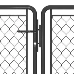 Portail De Jardin Acier 400x75 Cm Anthracite -Mobilier De Jardin Soldes portail de jardin acier 400x75 cm anthracite 8718475737124 1168847