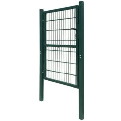 Portillon 2D (simple) Vert 106x230 Cm 9 Portillon 2D (simple) Vert 106x230 Cm -Mobilier De Jardin Soldes portillon 2d simple vert 106x230 cm 3666722205511 1162813