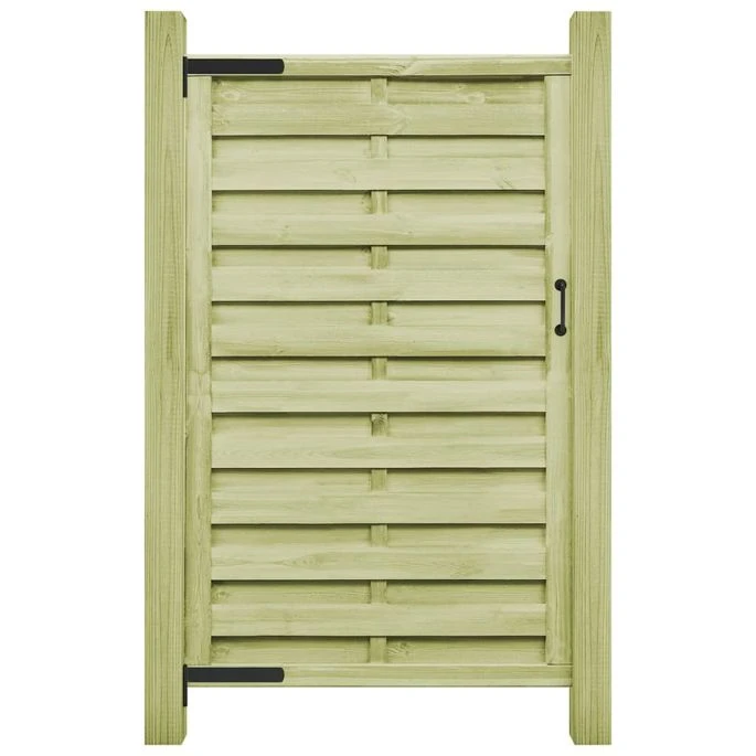 Portillon Bois De Pin Imprégné 100 X 200 Cm Vert 2 Portillon Bois De Pin Imprégné 100 X 200 Cm Vert – Image 2