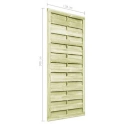 Portillon Bois De Pin Imprégné 100 X 200 Cm Vert 11 Portillon Bois De Pin Imprégné 100 X 200 Cm Vert -Mobilier De Jardin Soldes portillon bois de pin impregne 100 x 200 cm vert 8718475710776 1392059