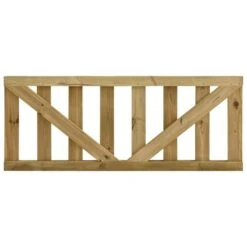 Portillons à Lattes De Jardin 2 Pcs Pin Imprégné 150 X 60 Cm -Mobilier De Jardin Soldes portillons a lattes de jardin 2 pcs pin impregne 150 x 60 cm 8719883813387 1219334