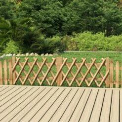 Portillons De Jardin 2 Pcs Bois De Pin Imprégné 300x60 Cm