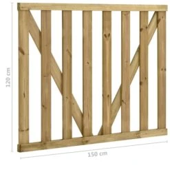 Portillons De Jardin à Lattes 2 Pcs Pin Imprégné 150 X 120 Cm 13 Portillons De Jardin à Lattes 2 Pcs Pin Imprégné 150 X 120 Cm -Mobilier De Jardin Soldes portillons de jardin a lattes 2 pcs pin impregne 150 x 120 cm 8719883813417 1282429