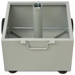 Pot De Plantes Et Support De Parasol D'extérieur 2-en-1 Gris -Mobilier De Jardin Soldes pot de plantes et support de parasol d exterieur 2 en 1 gris 3666722186650 1209761