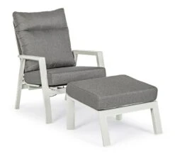 Pouf De Jardin Carré Aluminium Blanc Et Gris Keman L 60 Cm -Mobilier De Jardin Soldes pouf de jardin carre aluminium blanc et gris keman l 60 cm 3666722592307 1391471