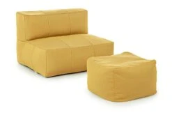 Pouf De Jardin En Tissu Olefin Jaune Sady -Mobilier De Jardin Soldes pouf de jardin en tissu olefin jaune sady 3666722592277 1391691