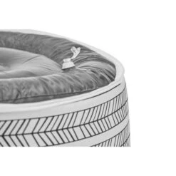 Pouf Gonflable Jardin Bocarnea - Assise 53 Cm - Revetement Spun Polyester 200 Mg - Motif Ethnique Noir Et Blanc -Mobilier De Jardin Soldes pouf gonflable jardin bocarnea assise 53 cm revetement spun polyester 200 mg motif ethnique noir et blanc 3451571021920 516537