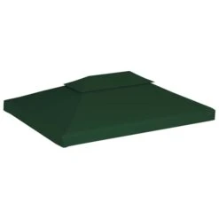 Recouvrement De Remplacement D'auvent 310 G/m² 3 X 4 M Vert -Mobilier De Jardin Soldes recouvrement de remplacement d auvent 310 g m 3 x 4 m vert 3666722187473 1208688
