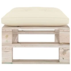 Repose-pied Palette De Jardin Avec Coussin Crème Bois De Pin 8 Repose-pied Palette De Jardin Avec Coussin Crème Bois De Pin -Mobilier De Jardin Soldes repose pied palette de jardin avec coussin creme bois de pin 8720286304877 1194710