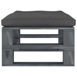 Repose-pied Palette De Jardin Avec Coussin Noir Bois 2 8 Repose-pied Palette De Jardin Avec Coussin Noir Bois 2 -Mobilier De Jardin Soldes repose pied palette de jardin avec coussin noir bois 8719883902432 1258908