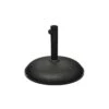 Socle De Parasol 30 Kg Acier Noir Et Ciment