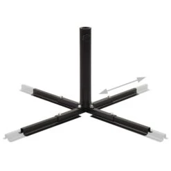 Socle De Parasol Avec Plaques De Poids Gris Et Noir 2 -Mobilier De Jardin Soldes socle de parasol avec plaques de poids gris et noir 8718475735595 1420796