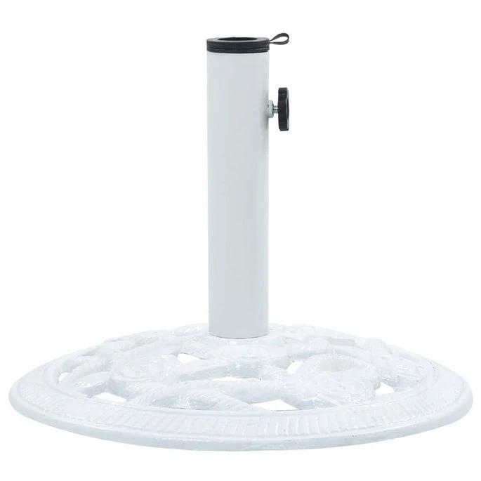Socle De Parasol Blanc 9 Kg 40 Cm Fonte 1 Socle De Parasol Blanc 9 Kg 40 Cm Fonte